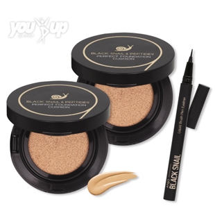 黒かたつむり&9ペプチドクッションファンデ特別セット